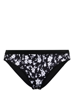 Duskii floral-print bikini briefs - Black