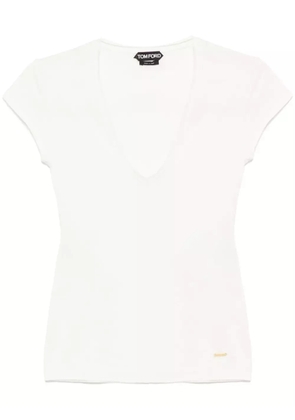 TOM FORD V-neck T-shirt - White