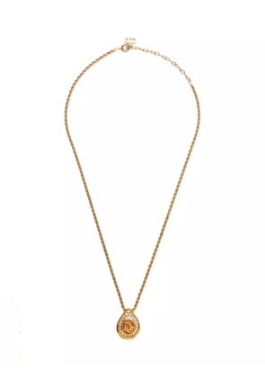 Christian Dior Pre-Owned 1990-2015 logo-charm necklace - Gold
