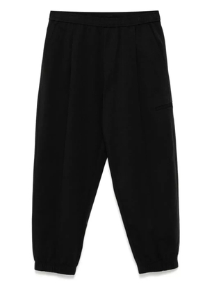 CROQUIS pleated sweat pants - Black