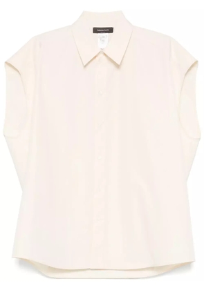 Fabiana Filippi poplin sleeveless shirt - Neutrals