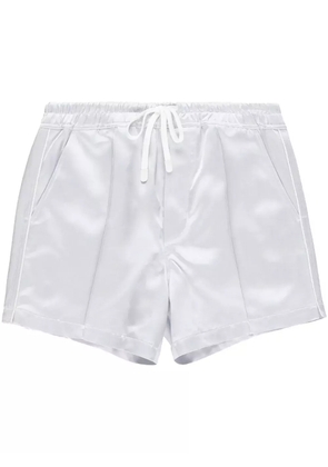 TOM FORD drawstring satin shorts - Blue