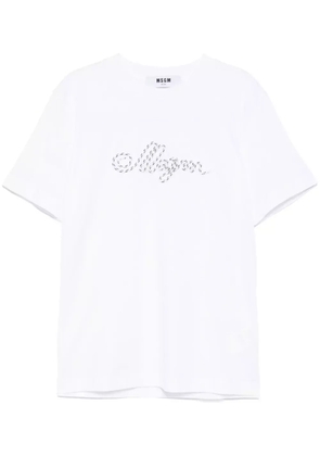 MSGM logo T-shirt - White