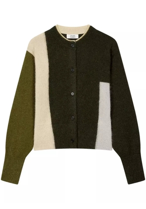 TOMBOY colour-block cardigan - Green