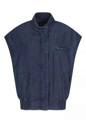Giorgio Armani sleeveless denim gilet - Blue