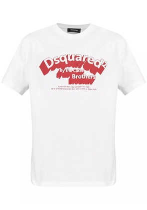 DSQUARED2 logo-print T-shirt - White