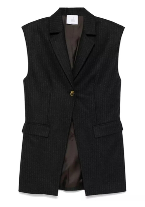 LE SULLY STUDIO pinstriped gilet - Grey
