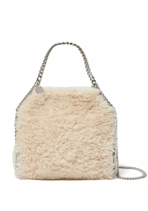Stella McCartney Falabella Teddy mini tote bag - Neutrals