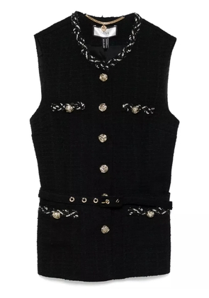 NISSA bouclé gilet - Black