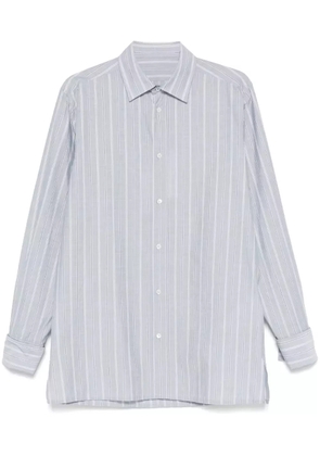 Maison Margiela candy-striped shirt - Blue