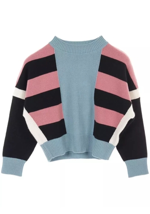 Hermès Pre-Owned 2010s Lettres Equestres sweater - Blue