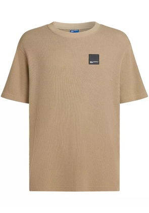 Karl Lagerfeld Jeans waffle-knit T-shirt - Neutrals