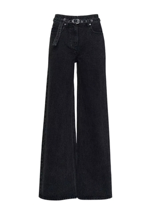 3.1 Phillip Lim belted wide leg jeans - Black