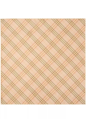 Burberry Check silk scarf - Neutrals