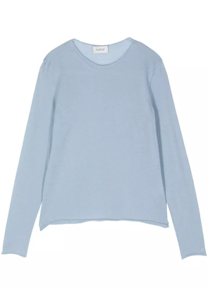 MRZ fine-ribbed jumper - Blue