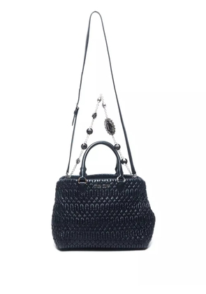 Miu Miu Pre-Owned 2000s matelassé shoulder bag - Black