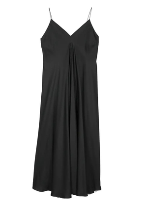 Róhe asymmetric silk dress - Black