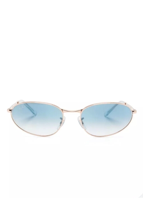 Ray-Ban RB3734 oval-frame sunglasses - Gold
