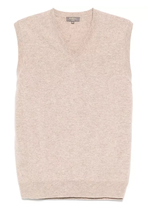 N.Peal Westminster Slipover vest - Brown