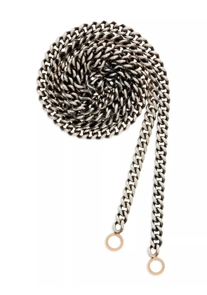 Marla Aaron 14kt yellow gold Heavy Curb Chain necklace - Silver