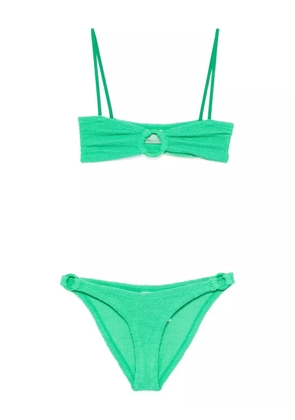 Hunza G Misty hoop-detail bikini - Green