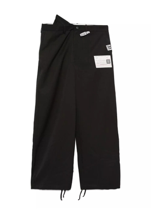 Maison MIHARA YASUHIRO layered drawstring trousers - Black