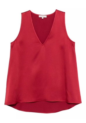 Antonelli V-neck sleeveless top - Red