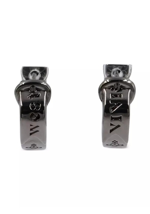 Vivienne Westwood Pre-Owned orb detail earrings - Grey