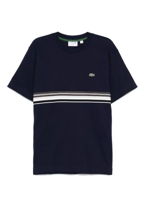Lacoste logo-embroidered T-shirt - Blue
