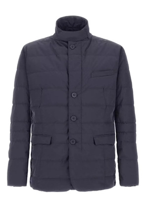 Herno quilted button-fastening jacket - Blue
