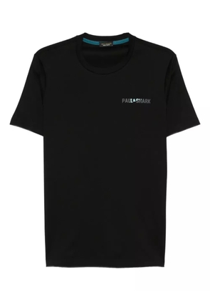 Paul & Shark logo-embroidered cotton T-shirt - Black