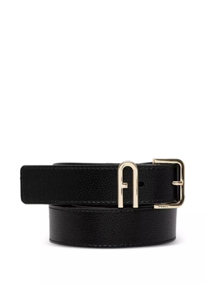 Furla Camelia leather belt - Black