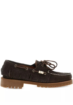 Sebago fringed boat shoes - Brown