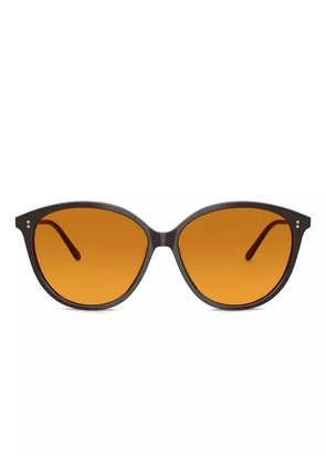 Oliver Peoples round-frame sunglasses - Brown