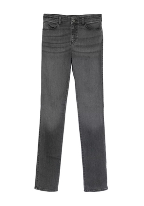 Emporio Armani logo-detail straight-leg jeans - Grey