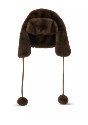 LOU ANDREA faux-fur hat - Brown