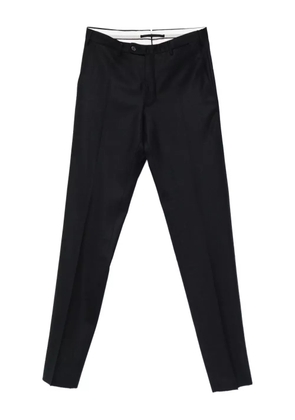Incotex pressed-crease trousers - Black