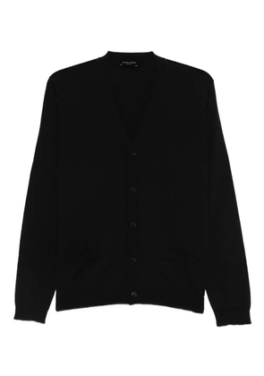 Roberto Collina fine-knit cardigan - Black