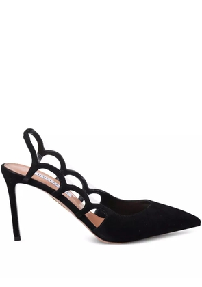 Aquazzura slingback cut-out pumps - Black