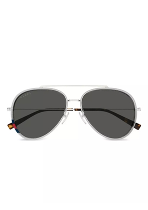 Gucci Eyewear GG1981S pilot-frame sunglasses - Silver