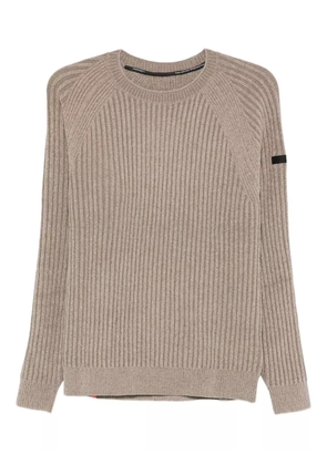 RRD ribbed-knit raglan sweater - Neutrals