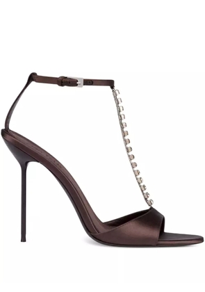 Paris Texas 105mm Lidia heeled sandals - Brown
