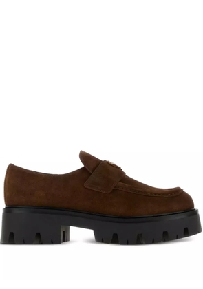 Prada suede loafers - Brown