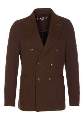 Circolo 1901 double-breasted blazer - Brown