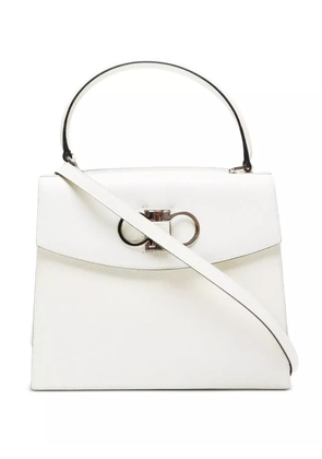 Ferragamo Pre-Owned 2000-2015 Gancini two-way tote bag - White