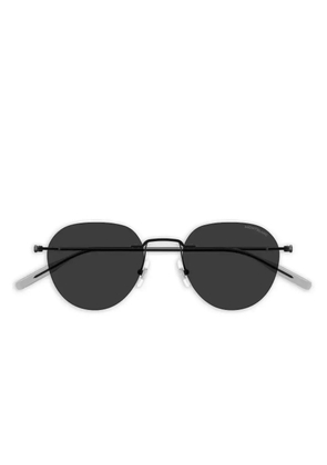Montblanc round-frame sunglasses - Black
