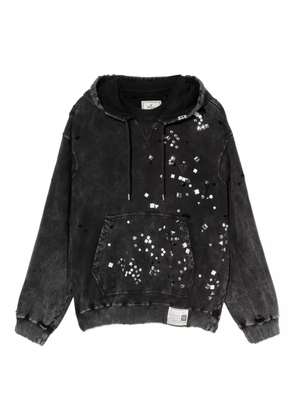 Maison MIHARA YASUHIRO stud-embellished hoodie - Black