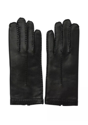 Restelli stitched gloves - Black