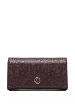 V°73 embossed logo-plaque wallet - Red