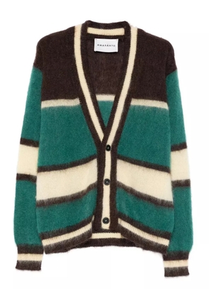 AMARÁNTO striped cardigan - Green